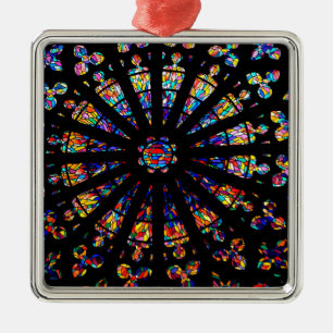 gekleurde ruiten metalen ornament