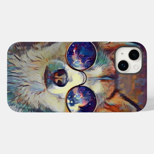 Gekleurde spectaculaire Cute Funny Dog Case-Mate iPhone Case (Achterkant (horizontaal))