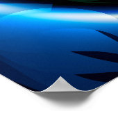 Gekleurde spoel poster (Hoek)