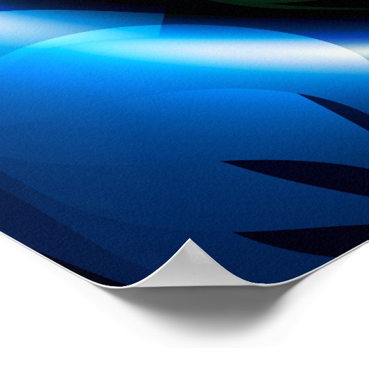 Gekleurde spoel poster (Hoek)