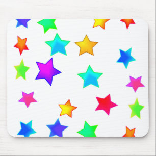 gekleurde sterren Mousepad Muismat