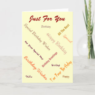 Gekleurde tekst Origineel lettertype Grafisch ontw Kaart