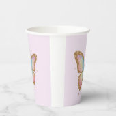 GEKLEURDE VLEUGELS PAPIEREN BEKERS (Links)