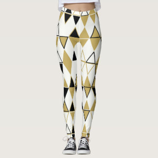 Gekleurde vormen, geometrisch abstract patroon leggings
