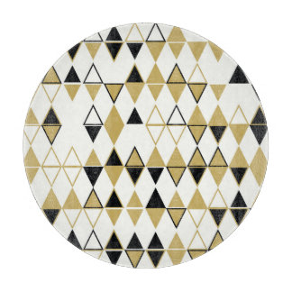 Gekleurde vormen, geometrisch abstract patroon snijplank