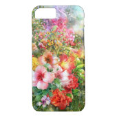  gekleurde Waterverf Bloemen Case-Mate iPhone Case (Achterkant)