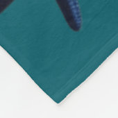 Gekleurde zeester fleece deken (Hoek)