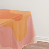 gekleurde ziggen (roze en oranje) tafelkleed (Voorbeeld)