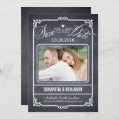 Geklokt Lijst Opslaan Datum Kaart (Voorkant / Achterkant)