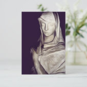 geklonken in verdriet kaart (Staand voorkant)