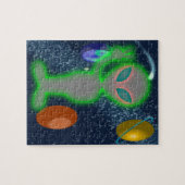 Gekloonde vredesruimte Alien Legpuzzel (Horizontaal)