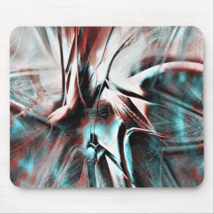 geknikt bruin rood tot blauw pixelated drizzle tex muismat