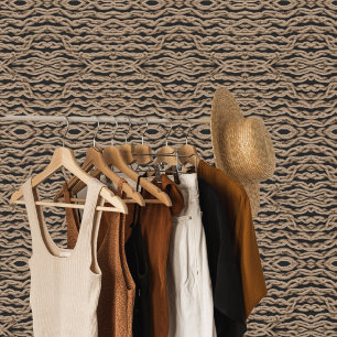 geknoopt touwpatroon behang