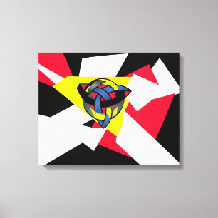 Geknoopte Wereld Modern Keltisch Canvas Print