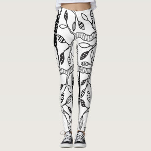 Gekoelde luiaards: schattig dierlijk patroon. leggings