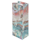 gekoelde wervelkolom wijn cadeautas (Achterkant Gekanteld)