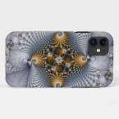 Gekookt en voorzien van een netwerk - fractal Case-Mate iPhone case (Achterkant (horizontaal))