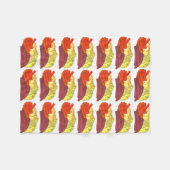 Gekookt gekookt rundvlees Sint Patrick's Day Food Fleece Deken (Voorkant (Horizontaal))