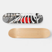 Gekookt hart skateboard (Horizontaal)