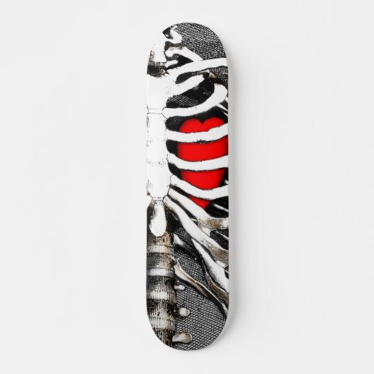 Gekookt hart skateboard (Voorkant)