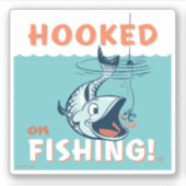 Gekookt op Gevist Sticker (Voorkant)