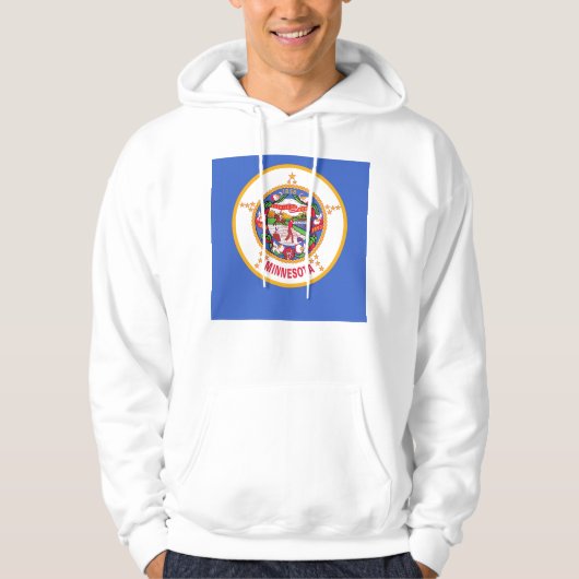 Gekookt Sweatshirt met Amerikaanse vlag (Voorkant)