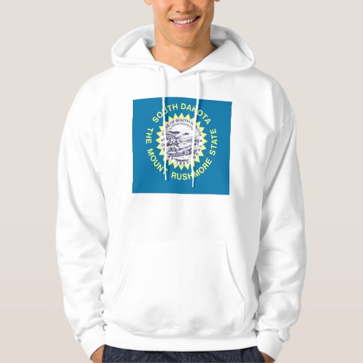 Gekookt Sweatshirt met Amerikaanse vlag (Voorkant)