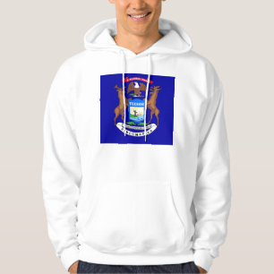Gekookt Sweatshirt met Amerikaanse vlag