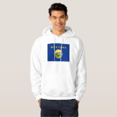 Gekookt Sweatshirt met Amerikaanse vlag (Voorkant volledig)