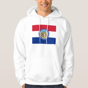 Gekookt Sweatshirt met Amerikaanse vlag