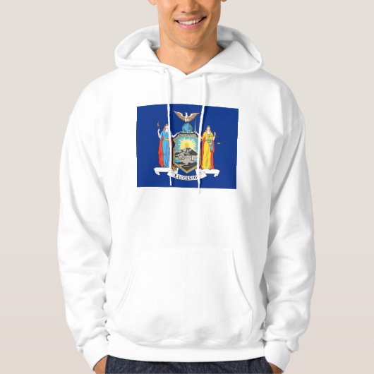 Gekookt Sweatshirt met Amerikaanse vlag (Voorkant)