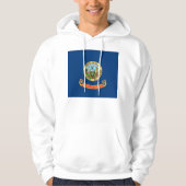 Gekookt Sweatshirt met Amerikaanse vlag (Voorkant)