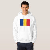 Gekookt Sweatshirt met vlag Roemenië (Voorkant volledig)