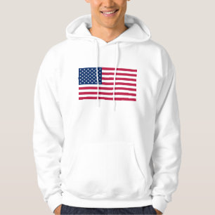 Gekookt Sweatshirt met vlag van de Verenigde State