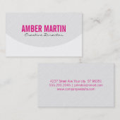 Gekookt VI | wit Visitekaartje (Voorkant / Achterkant)