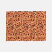 Gekookte Bacon Throw Blanket Fleece Deken (Voorkant (Horizontaal))