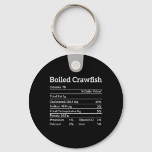 Gekookte Crawfish Nutrition Facts Food Matching Ma Sleutelhanger