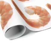 Gekookte garnaal cadeaupapier (Rol Hoek)