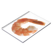 Gekookte garnaal notitieboek (Linkerzijde)