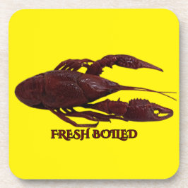 Gekookte kraakvis bier onderzetter