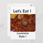 gekookte langoesten briefkaart (Voorkant / Achterkant)