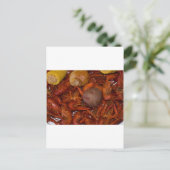 gekookte langoesten briefkaart (Staand voorkant)