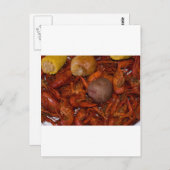 gekookte langoesten briefkaart (Voorkant / Achterkant)