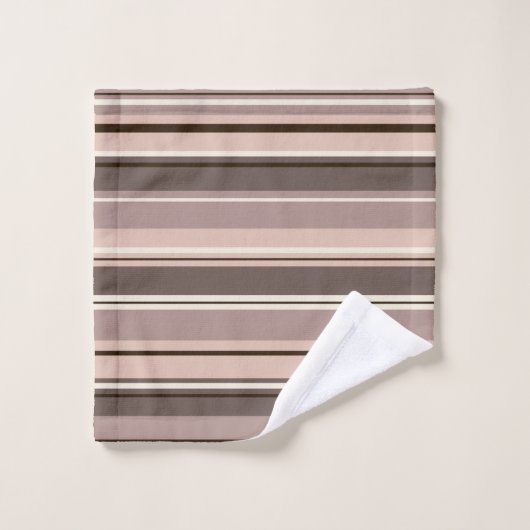Gekoppelde tapekoppen met striped patronen bad handdoek (Wasdoekje)