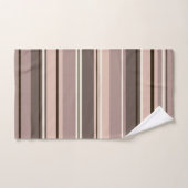 Gekoppelde tapekoppen met striped patronen bad handdoek (Handdoek)