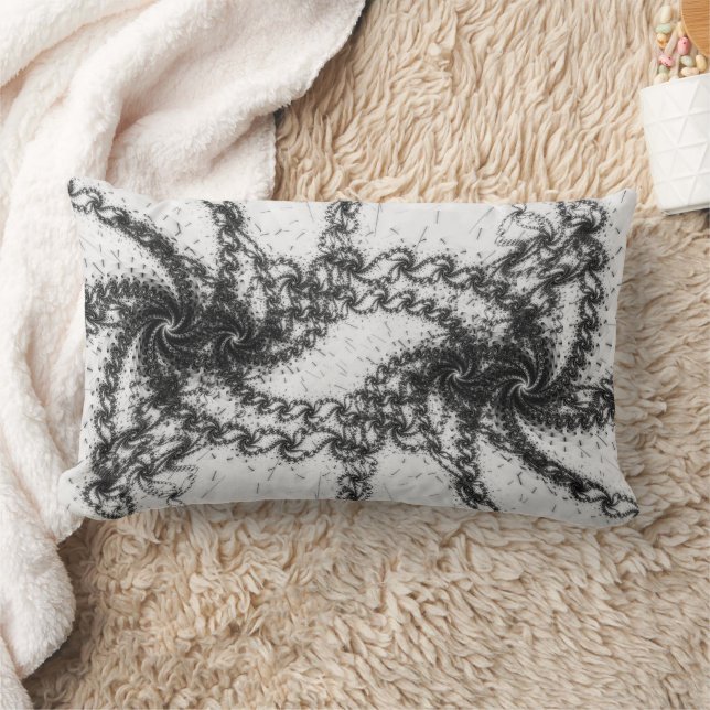 Gekoppelde Vortices - Dubbele visie Kussen (Deken)