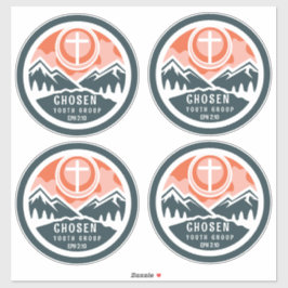Gekozen Christelijke jeugd II Sticker