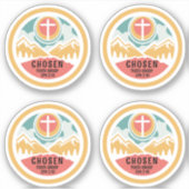 Gekozen Christelijke Jeugd Sticker (Voorkant)
