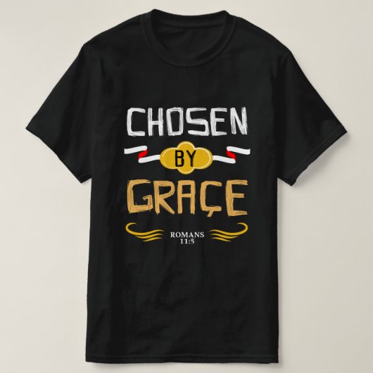 GEKOZEN DOOR GRACE T-SHIRT (Design voorkant)