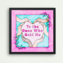 Gekozen Familie Moederdag Kleurend Poster